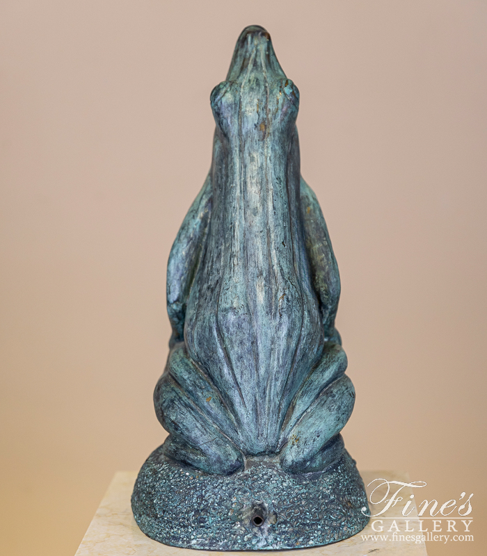 Bronze Fountains  - Bronze Fountain Frog - BF-790